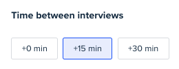 time between interviews usertesting