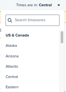 timezones live conversation usertesting