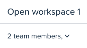 team member workspace menu usertesting