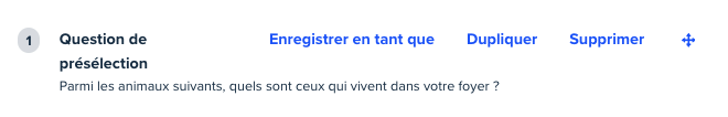 edit screener question french usertesting