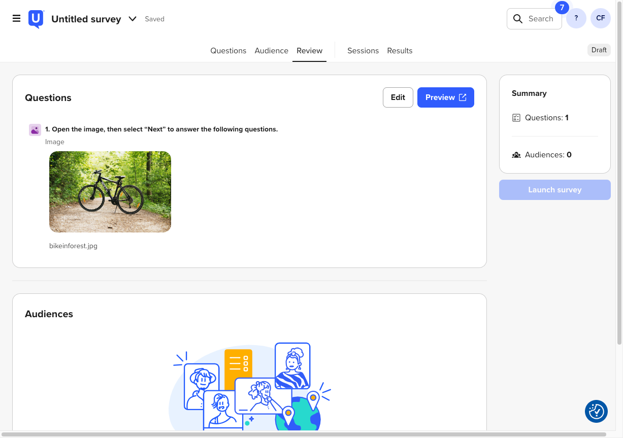 Image questions for UserTesting surveys – Knowledge Base Home