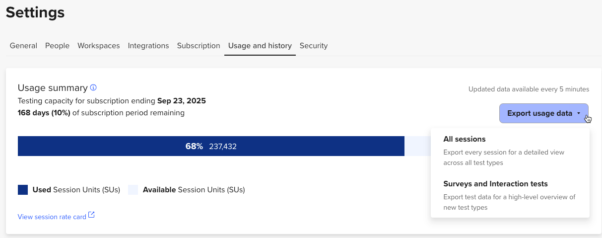 export usage data.png