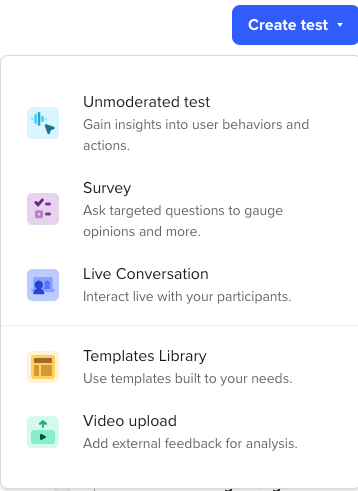 updated create test button.png